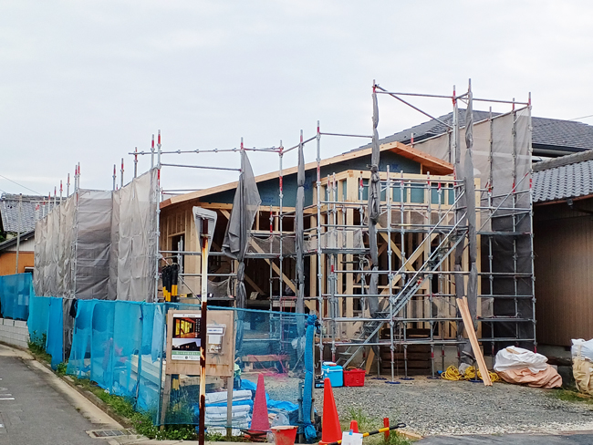 I様邸建て方⑩