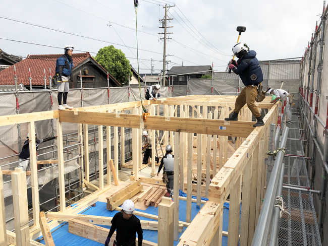 I様邸建て方④