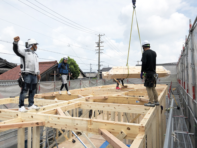 I様邸建て方⑥