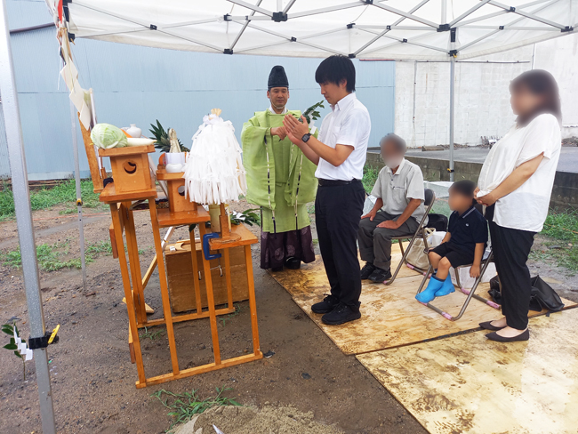 髙濵邸地鎮祭⑮