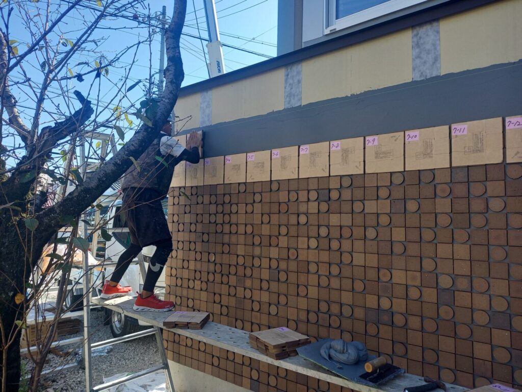 壁タイルの施工②3