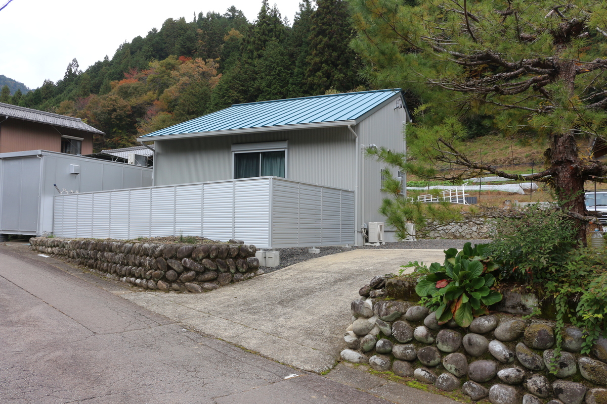 山間部に佇むセカンドハウス